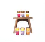 Fine Moroccan Vintage Gilded Foiled Tumblers Fine Glass Summer Drinks Wedding x 6 - Vanty