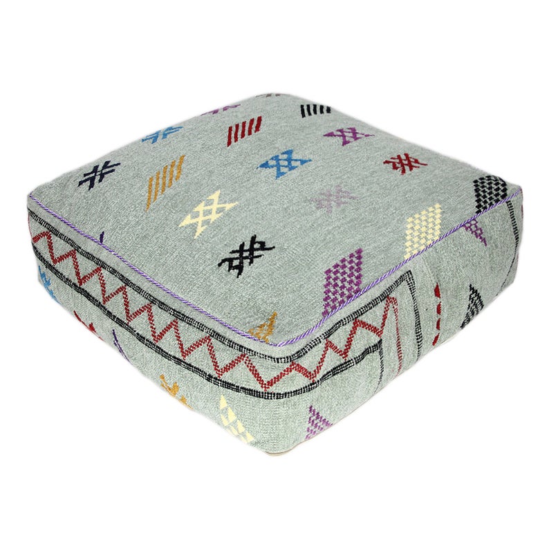 Samt Gewoben - Marokkanischer Berber Pouf - Vanty